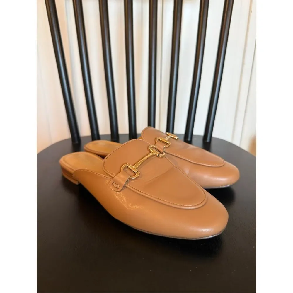 J.Crew bit cedar wood vegan leather loafer size 7 - Picture 2 of 9